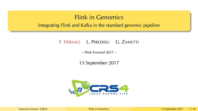 Flink Forward Berlin 2017: Francesco Versaci - Integrating Flink and Kafka in...