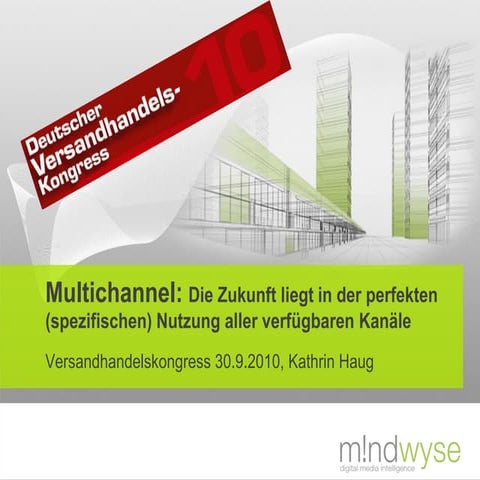 Multichannel: Die Zukunft liegt in der perfekten (spezifischen) Nutzung aller verfügbaren Kanäle