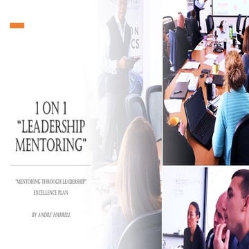 1- ON - 1 LEADERSHIP THROUGH MENTORING