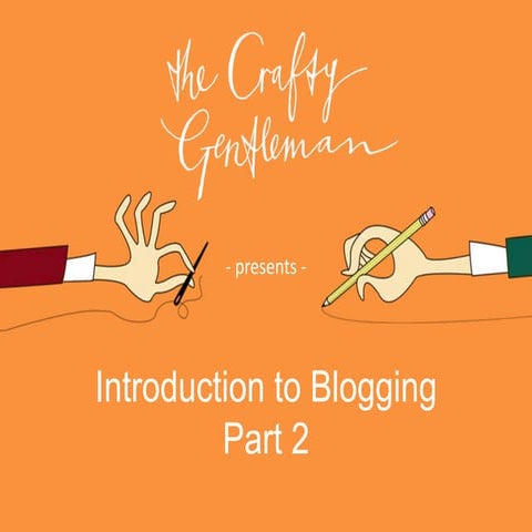 Etsy blogging seminar part 2