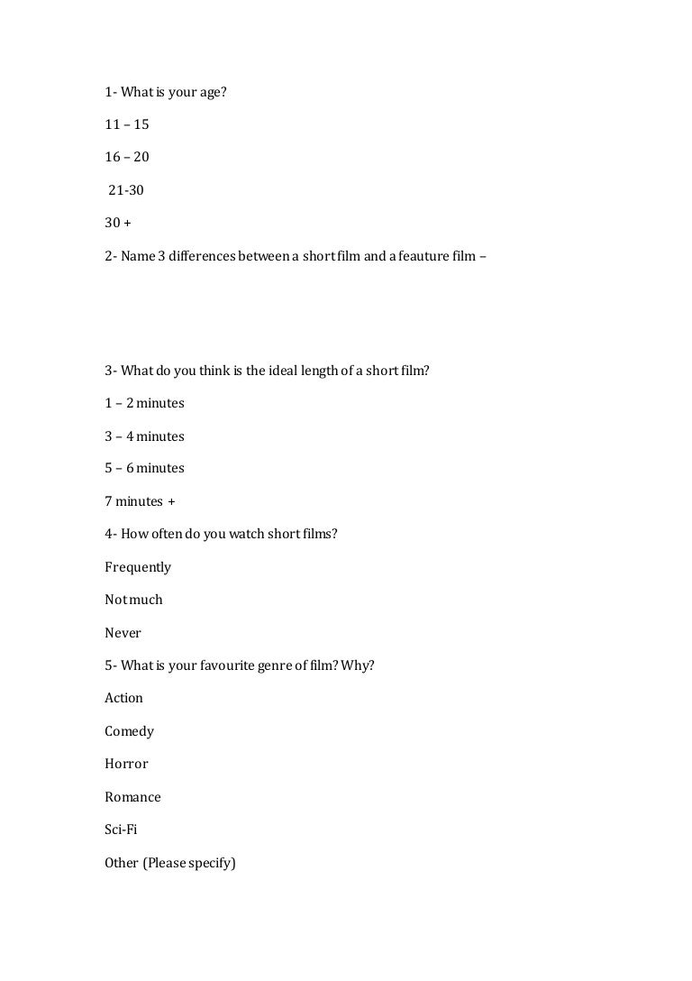 Version 2 Questionnaire