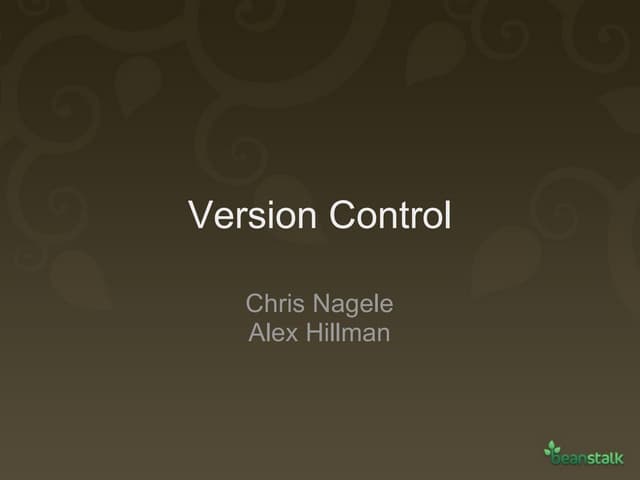 Version Control ThinkVitamin