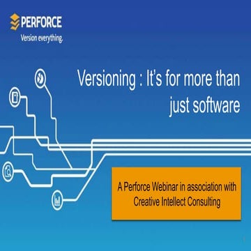 Versioning: It's more than just for software 