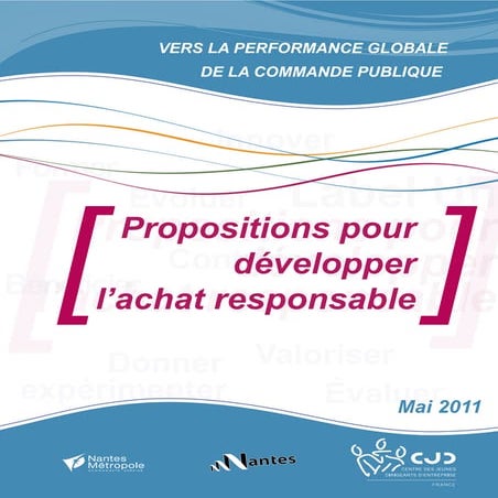 Vers la performance globale de la commande publique 