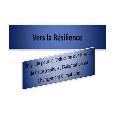 Vers la résilience N°4
