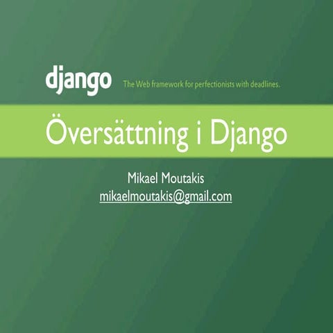 Översättning av django-program