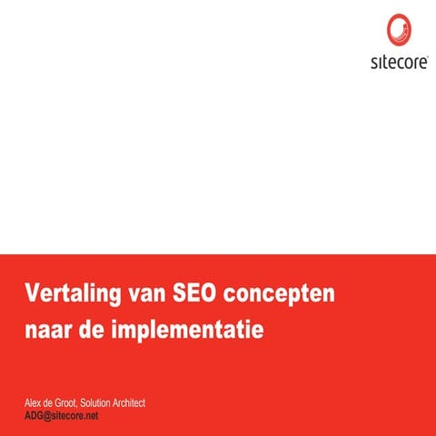 Vertaling Seo Concepten Naar Implementatie
