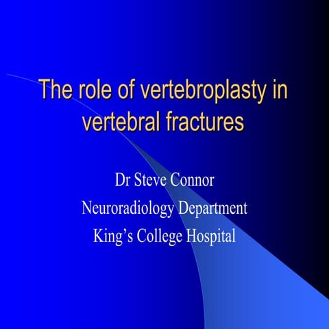 Vertebroplasty