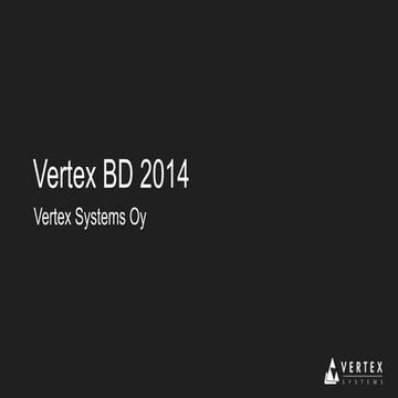 Новая версия Vertex 2014