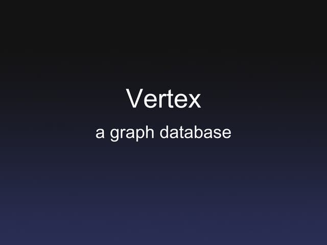 vertexdb