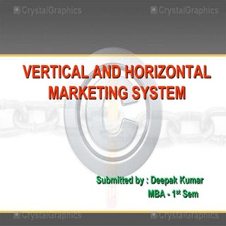 Vertical and horizontal marketing