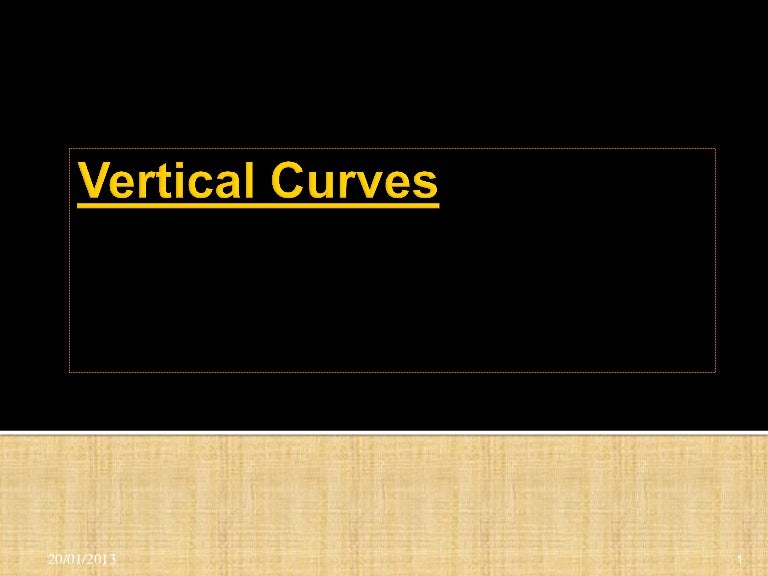 Vertical Curves (Part 2)