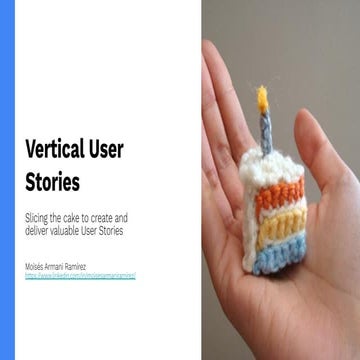 Vertical User Stories