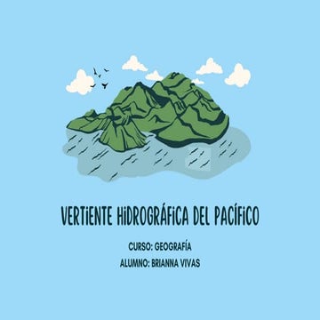 Vertiente Hidrográfica del Pacífico - Geografía | PDF