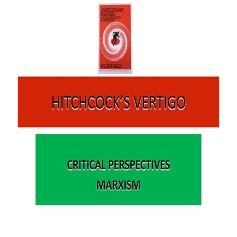 Vertigo marxist perspective