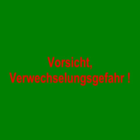 Verwechslungsgefahr 1