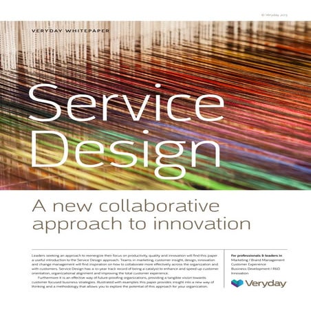 Veryday Service Design Whitepaper