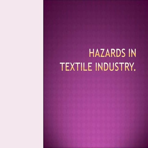 Very impotant (textile industry)
