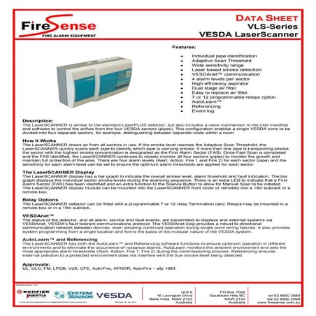 Vesda laser scanner(2)