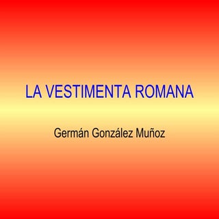Vestimenta Romana4690