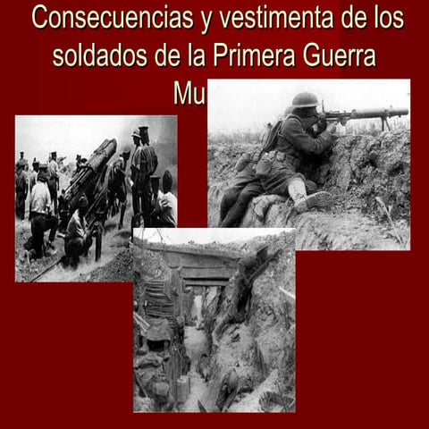 Vestimenta Primera Guerra Mundial