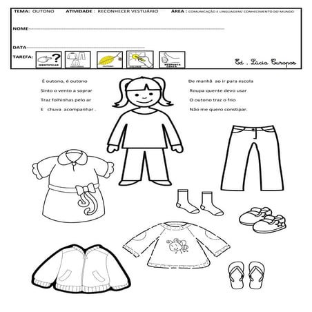 Vesturio outono 3 anos- menina