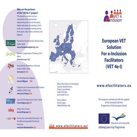 VET4e-inclusion project brochure