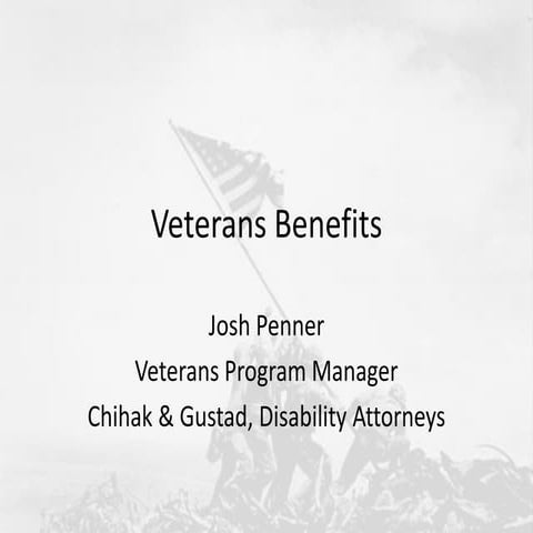 Veterans Benefits
