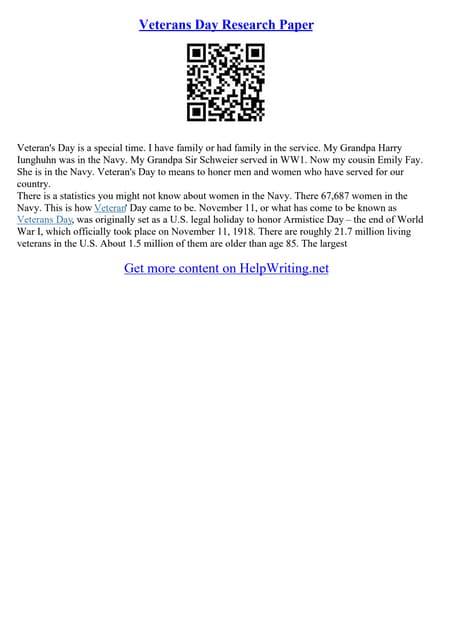 Winning veterans day essays Winning veterans day essays