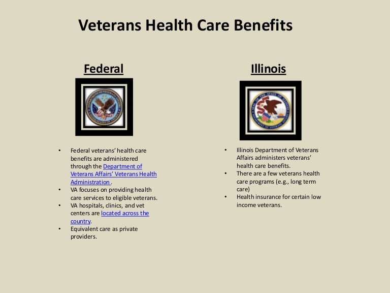 Veterans health care benefits