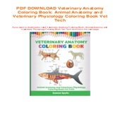Veterinary Anatomy Coloring Book: Animal Anatomy and Veterinary Physiology