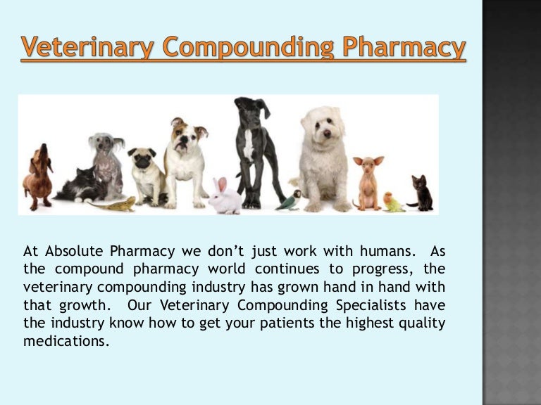 Veterinary compounding pharmacy