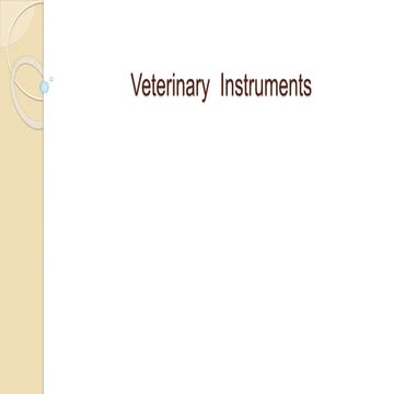 Veterinary Instruments