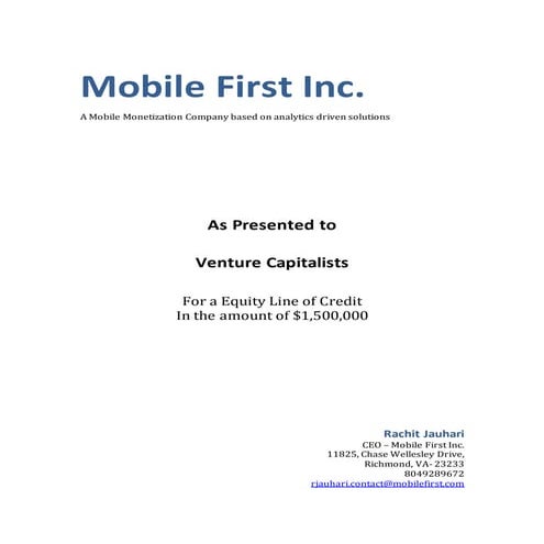 Detailed Business plan_Mobile First Inc.