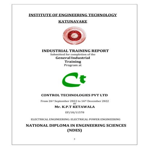 VFD Report - Variable Frequency Drive-INDUSTRIAL TRAINING REPORT.pdf