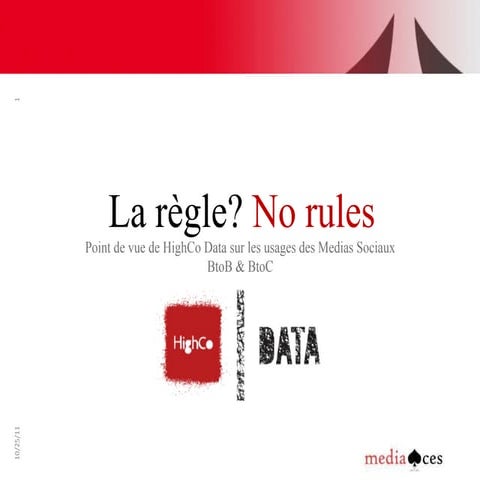 Christelle ALEXANDRE - HighCo DATA - Conference Media Aces - Octobre 2011