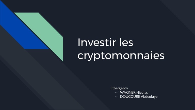 Investir Les Crypto Monnaies