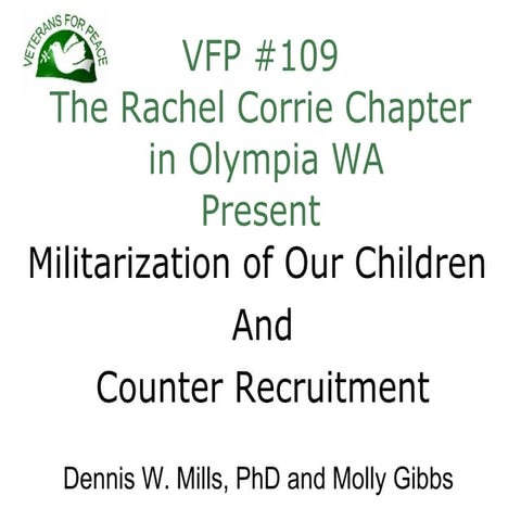 Militarization of Children