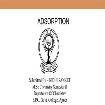 Adsorption
