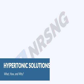 Understanding Tonicity: Hypertonic, Hypotonic, and Isotonic Solutions ...