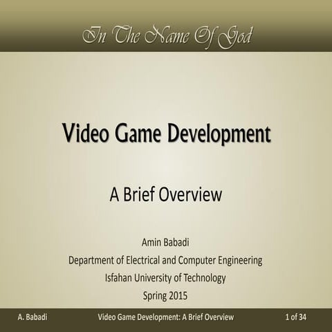 01. A Brief Overview