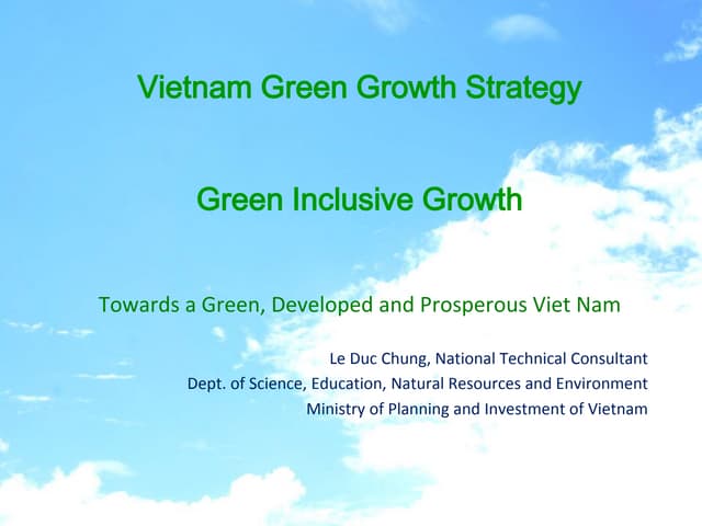 Vietnam Green Growth Strategy