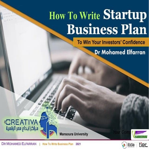 how to write a business plan