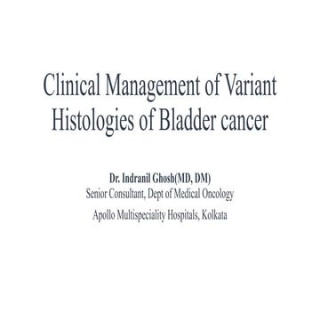 Clinical Management of Variant Histologies in Bladder Cancer: Diagnosis ...