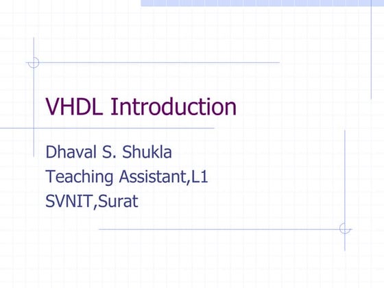 Vhdl introduction