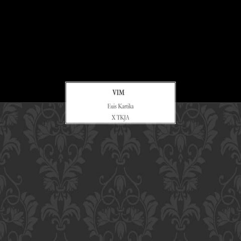 Teks Editor Vi / Vim pada Linux 