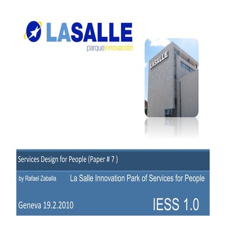 Vi 2 2010 2 10 Ponencia Services Design For People