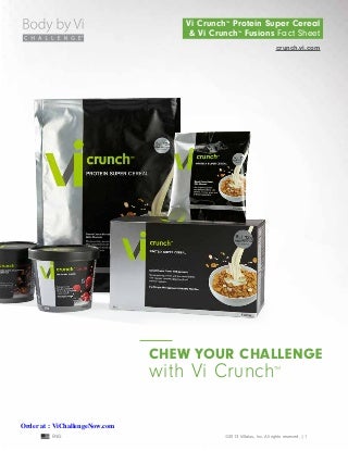 ViSalus Vi Crunch Ingredients List