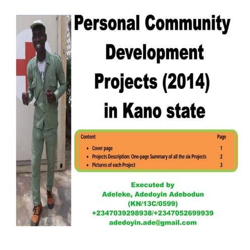Six Education Support Programmes implemented as Personal Community ...