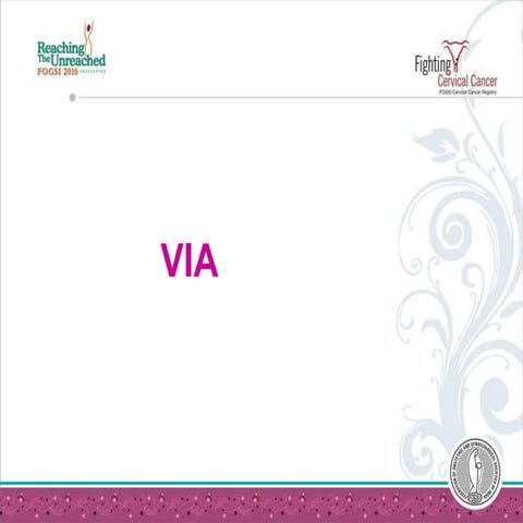 Visual Inspection with Ascetic Acid Cervicography(VIAC).pptx